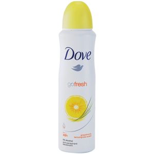 Dove Go Fresh Energize deodorant antiperspirant ve spreji 48h grep a citronová tráva 150 ml