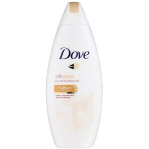 Dove Silk Glow vyživující sprchový gel pro jemnou a hladkou pokožku 250 ml