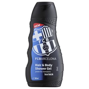 EP Line FC Barcelona Ice Kick šampon a sprchový gel 2 v 1 300 ml