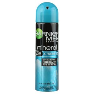 Garnier Men Mineral X-treme Ice antiperspirant ve spreji 72h 150 ml