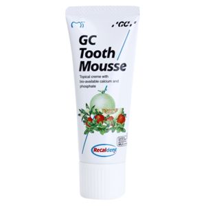 GC Tooth Mousse remineralizační ochranný krém pro citlivé zuby bez fluoridu příchuť Vanilla 35 ml