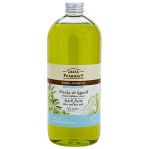 Green Pharmacy Body Care Olive & Rice Milk pěna do koupele 1000 ml