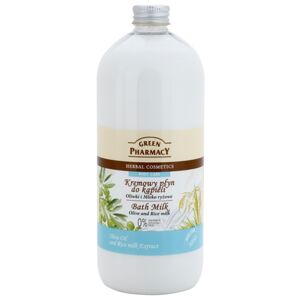 Green Pharmacy Body Care Olive & Rice Milk mléko do koupele 1000 ml