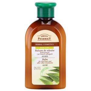 Green Pharmacy Hair Care Aloe balzám pro barvené a jinak ošetřené vlasy 300 ml