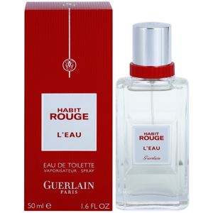 Guerlain Habit Rouge L'Eau toaletní voda pro muže 50 ml