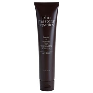 John Masters Organics Honey & Hibiscus obnovující šampon pro posílení vlasů 177 ml