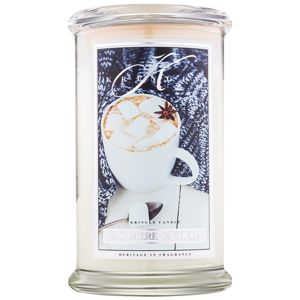 Kringle Candle Cashmere & Cocoa vonná svíčka 624 g