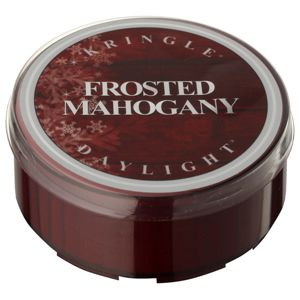 Kringle Candle Frosted Mahogany čajová svíčka 35 g