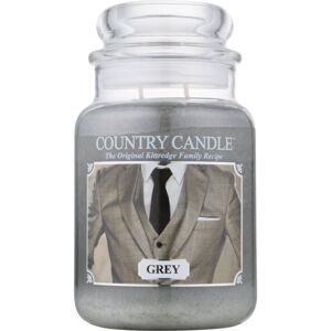 Country Candle Grey vonná svíčka 652 g