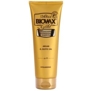 L’biotica Biovax Glamour Gold regenerační šampon s arganovým olejem 200 ml
