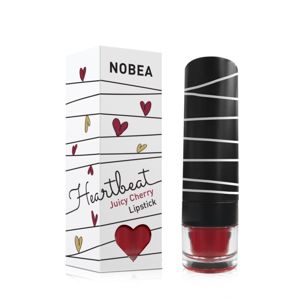 NOBEA Heartbeat hydratační rtěnka odstín Juicy Cherry 4,5 g
