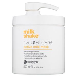 Milk Shake Natural Care Active Milk aktivní mléčná maska pro suché a poškozené vlasy 500 ml