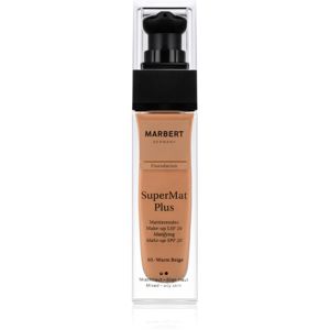 Marbert SuperMatPlus matující make-up SPF 20 odstín 03 Warm Beige 30 ml