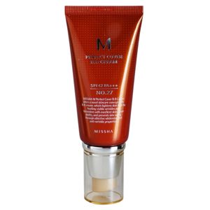 Missha M Perfect Cover BB krém s vysokou UV ochranou odstín No. 27 Honey Beige SPF42/PA+++ 50 ml