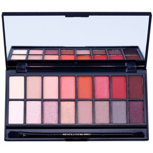 Makeup Revolution New-Trals vs Neutrals paleta očních stínů se zrcátkem a aplikátorem 16 g
