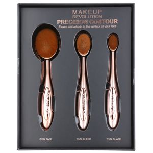 Makeup Revolution Pro Precision Brush sada konturovacích štětců 3 ks