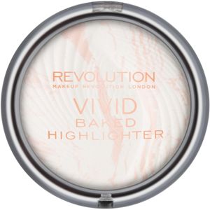 Makeup Revolution Vivid Baked zapečený rozjasňující pudr odstín Matte Lights 7.5 g