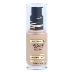 Max Factor Miracle Match tekutý make-up s hydratačním účinkem odstín 45 Warm Almond 30 ml