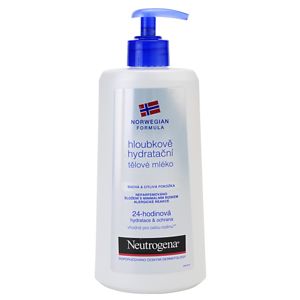 Neutrogena Norwegian Formula® Deep Moisture hloubkově hydratační tělové mléko pro suchou a citlivou pokožku 400 ml