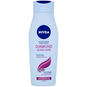 Nivea Diamond Gloss pečující šampon pro unavené vlasy bez lesku 400 ml