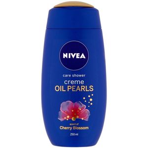 Nivea Creme Oil Pearls pečující sprchový gel Cherry Blossom 250 ml