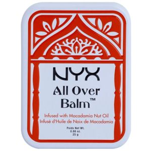 NYX Professional Makeup All Over tělový balzám Macadamia Nut Oil 25 g