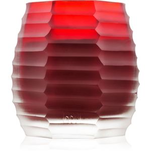 ONNO Cubo Manyara vonná svíčka (red) 11,5 x 13 cm