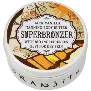 Oranjito Bio Dark Vanilla opalovací máslo do solária 100 g