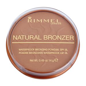 Rimmel Natural Bronzer voděodolný bronzující pudr SPF 15 odstín 021 Sun Light 14 g