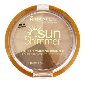 Rimmel Sun Shimmer třpytivý bronzující pudr odstín 002 Bronze Goddess 9.9 g