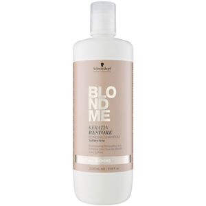 Schwarzkopf Professional Blondme obnovující šampon s keratinem pro všechny typy blond vlasů bez sulfátů 1000 ml
