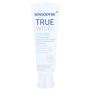 Sensodyne True White Extra Fresh bělicí pasta proti skvrnám na zubní sklovině pro citlivé zuby 75 ml