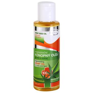 Green Idea Hemp Seed Oil konopný olej na tělo a obličej 100 ml