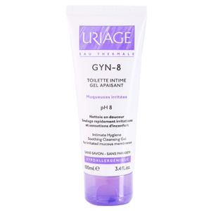 Uriage Gyn-Phy Gyn-8 Soothing Cleansing Gel Intimate Hygiene gel na intimní hygienu pro podrážděnou pokožku 100 ml