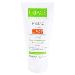 Uriage Hyséac Fluid SPF 50+ matující fluid s hydratačním účinkem SPF 50+ 50 ml
