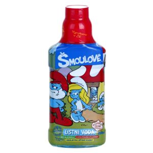 VitalCare The Smurfs ústní voda pro děti příchuť Buble Gum 250 ml