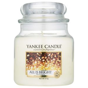 Yankee Candle All is Bright vonná svíčka Classic střední 411 g
