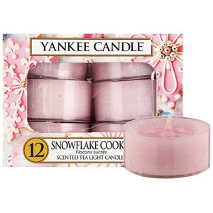 Yankee Candle Snowflake Cookie čajová svíčka 12 x 9.8 g