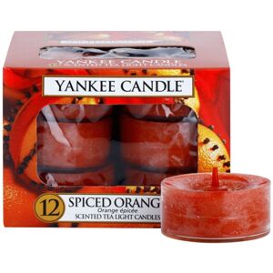 Yankee Candle Spiced Orange čajová svíčka 12 x 9.8 g