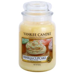 Yankee Candle Vanilla Cupcake vonná svíčka Classic střední 623 g