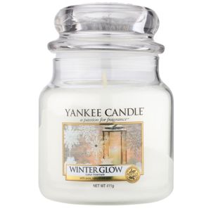 Yankee Candle Winter Glow vonná svíčka Classic střední 411 g