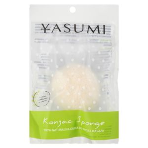 Yasumi Konjak Pearl jemná mycí houbička pro všechny typy pleti včetně citlivé velikost S